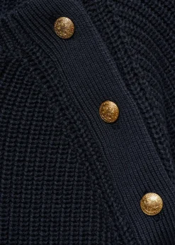 Dzieci MANGO Swetry I Kardigany*Sweter z dzianiny z ozdobnymi guzikami