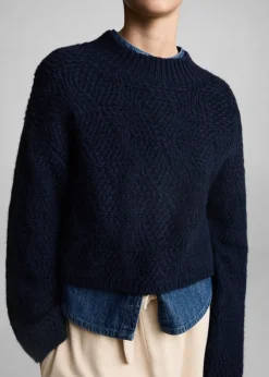 Dzieci MANGO Swetry I Kardigany*Sweter z dzianiny z półgolfem