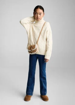 Dzieci MANGO Swetry I Kardigany*Sweter z dzianiny z warkoczami