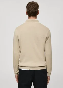 MANGO Kardigany I Swetry*Sweter z dzianiny z zapięciem na zamek