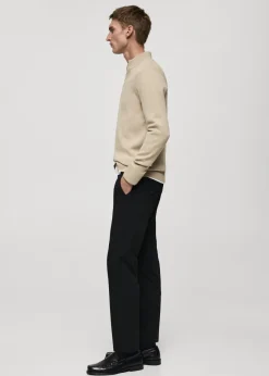 MANGO Kardigany I Swetry*Sweter z dzianiny z zapięciem na zamek