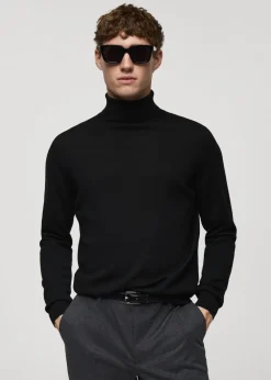 MANGO Kardigany I Swetry*Sweter z golfem 100% wełna merynosa