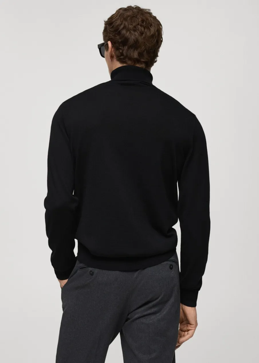 MANGO Kardigany I Swetry*Sweter z golfem 100% wełna merynosa