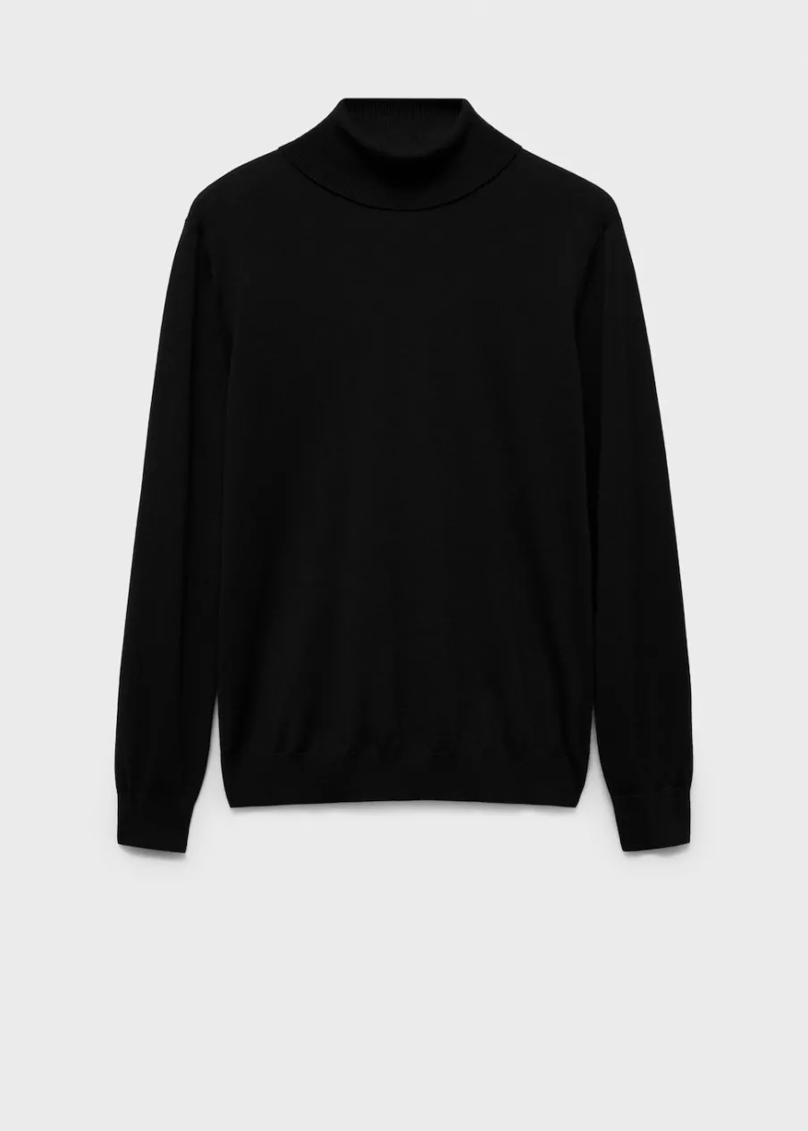 MANGO Kardigany I Swetry*Sweter z golfem 100% wełna merynosa