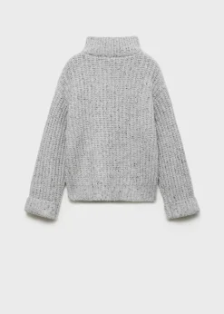 Dzieci MANGO Swetry I Kardigany*Sweter z golfem i zamkiem