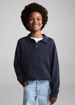 Dzieci MANGO Swetry I Kardigany*Sweter z kołnierzykiem polo