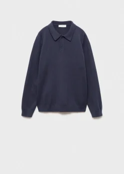 Dzieci MANGO Swetry I Kardigany*Sweter z kołnierzykiem polo