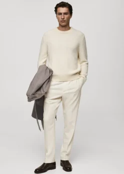 MANGO Kardigany I Swetry*Sweter z mieszanki wełny i alpaki