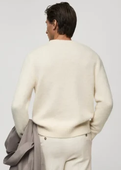 MANGO Kardigany I Swetry*Sweter z mieszanki wełny i alpaki