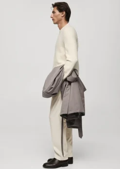 MANGO Kardigany I Swetry*Sweter z mieszanki wełny i alpaki