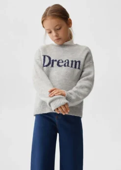 Dzieci MANGO Swetry I Kardigany*Sweter z nadrukiem i napisem