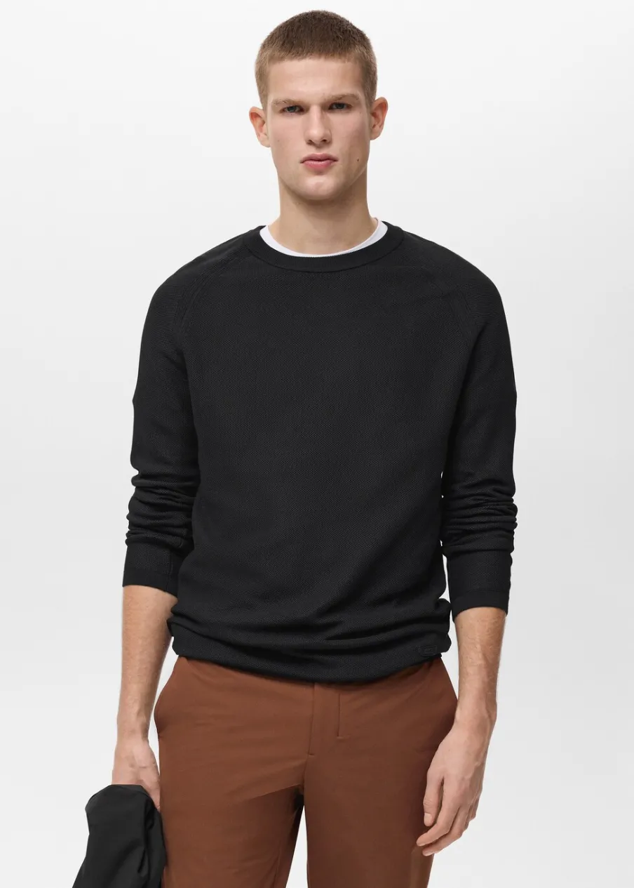 MANGO Kardigany I Swetry*Sweter z oddychającego materiału z technologią COOLMAX®