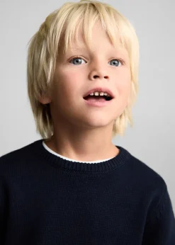 Dzieci MANGO Swetry I Kardigany*Sweter z okrągłym dekoltem