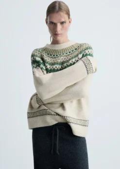 MANGO Swetry I Kardigany|Piżamy*Sweter z okrągłym dekoltem