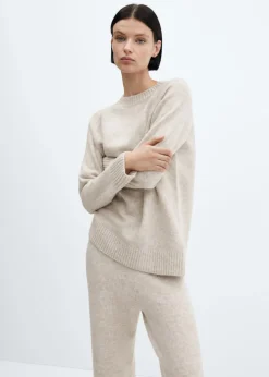 MANGO Swetry I Kardigany|Piżamy*Sweter z okrągłym dekoltem