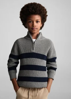 Dzieci MANGO Swetry I Kardigany*Sweter z półgolfem na zamek