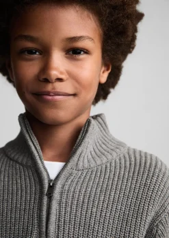 Dzieci MANGO Swetry I Kardigany*Sweter z półgolfem na zamek