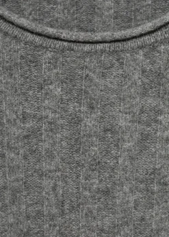 MANGO Swetry I Kardigany|Piżamy*Sweter z prążkowanej dzianiny