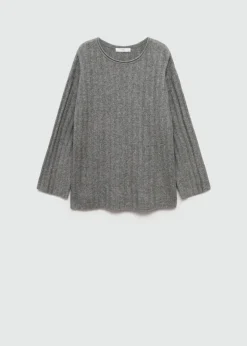 MANGO Swetry I Kardigany|Piżamy*Sweter z prążkowanej dzianiny