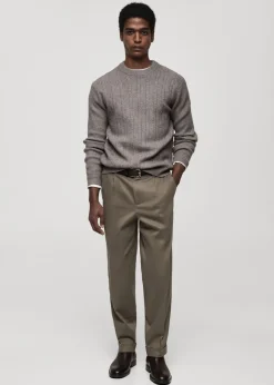 MANGO Kardigany I Swetry*Sweter z różnymi teksturami