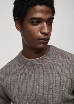 MANGO Kardigany I Swetry*Sweter z różnymi teksturami