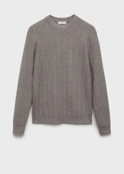 MANGO Kardigany I Swetry*Sweter z różnymi teksturami