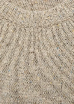 MANGO Kardigany I Swetry*Sweter z wełnianej melanżowej dzianiny