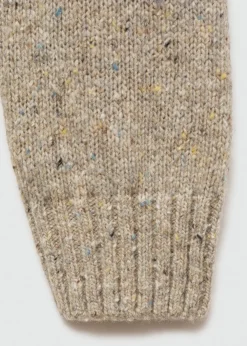 MANGO Kardigany I Swetry*Sweter z wełnianej melanżowej dzianiny