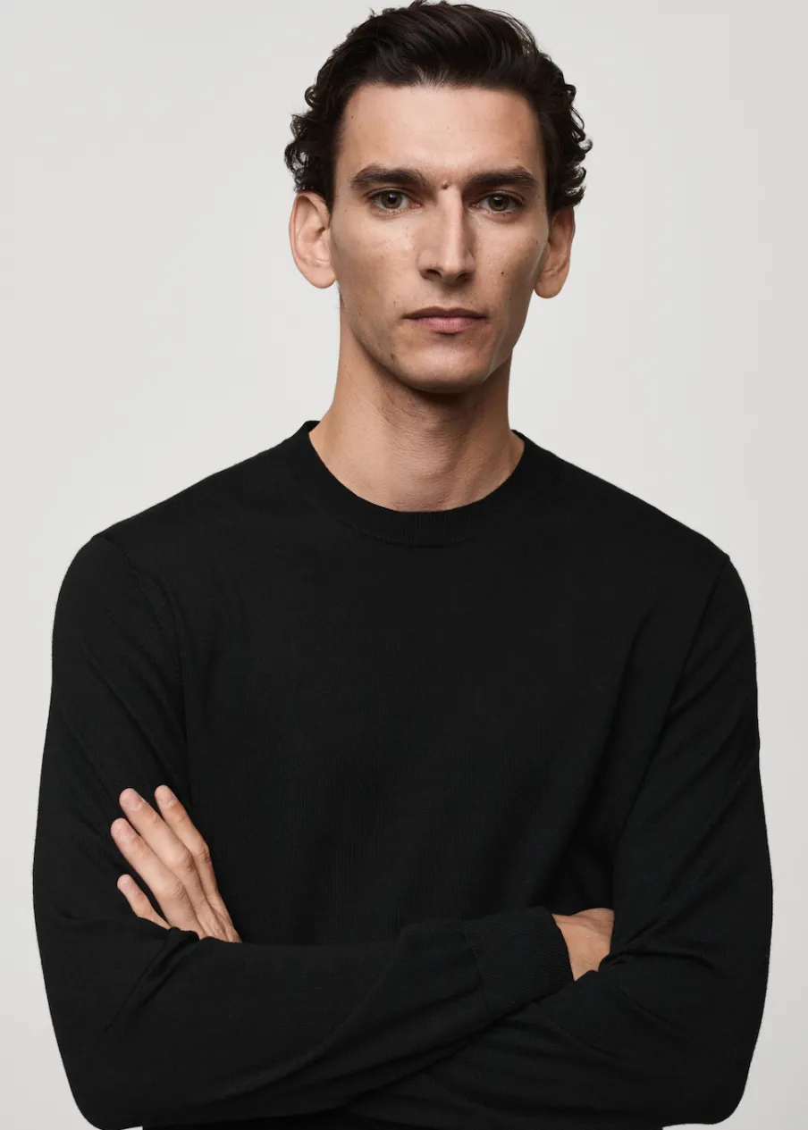 MANGO Kardigany I Swetry*Sweter z wełny merynosowej 100%