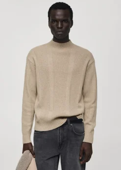 MANGO Kardigany I Swetry*Sweter z wełny strukturalnej