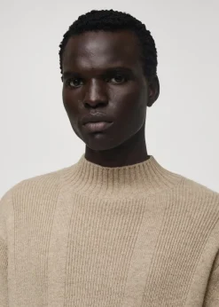 MANGO Kardigany I Swetry*Sweter z wełny strukturalnej