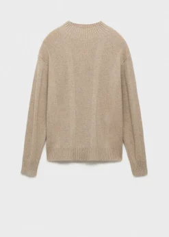 MANGO Kardigany I Swetry*Sweter z wełny strukturalnej
