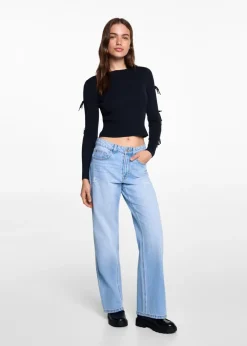 MANGO Swetry I Kardigany*Sweter z wycięciami i wiązaniami