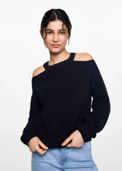 MANGO Swetry I Kardigany*Sweter z wycięciami na ramionach