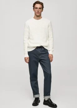 MANGO Kardigany I Swetry*Sweter ze ściegiem krzyżowym