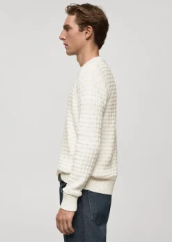 MANGO Kardigany I Swetry*Sweter ze ściegiem krzyżowym
