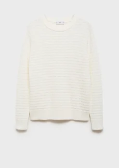 MANGO Kardigany I Swetry*Sweter ze ściegiem krzyżowym