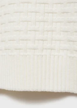 MANGO Kardigany I Swetry*Sweter ze ściegiem krzyżowym