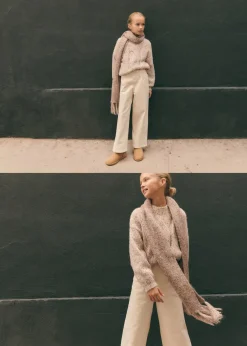 Dzieci MANGO Szaliki I Czapki*Szalik dwukolorowa dzianina