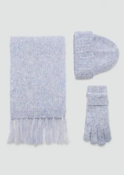 Dzieci MANGO Szaliki I Czapki*Szalik dzianinowy trójkolorowy