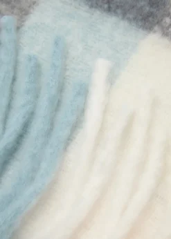 MANGO Więcej Akcesoriów*Szalik w kratę z frędzlami