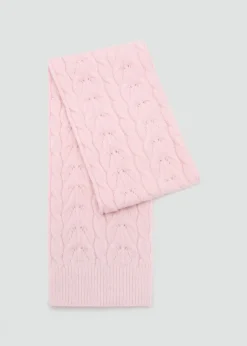 Dzieci MANGO Szaliki I Czapki*Szalik z dzianiny z warkoczami