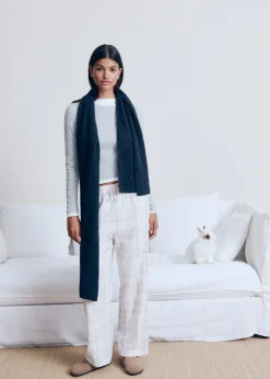 MANGO Więcej Akcesoriów*Szalik z wełny z warkoczami