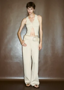 MANGO Paski|Akcesoria Skórzane*Szeroki pasek ze skóry