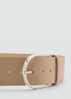 MANGO Paski|Akcesoria Skórzane*Szeroki pasek ze skóry