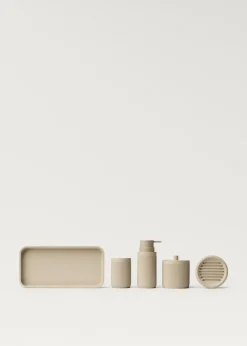 MANGO Akcesoria Łazienkowe*Szklanka z żywicy na szczoteczkę