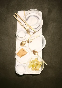 MANGO Szklanki I Kieliszki*Szklanka ze szkła z fakturą w paski