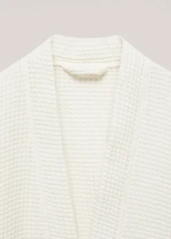 MANGO Szlafroki*Szlafrok z 100% bawełny z gofrową fakturą