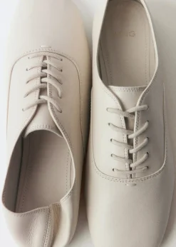 MANGO Buty|Akcesoria Skórzane*Sznurowane buty skórzane