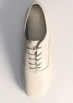 MANGO Buty|Akcesoria Skórzane*Sznurowane buty skórzane